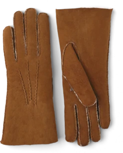 Hestra Lambskin Suede Handsewn