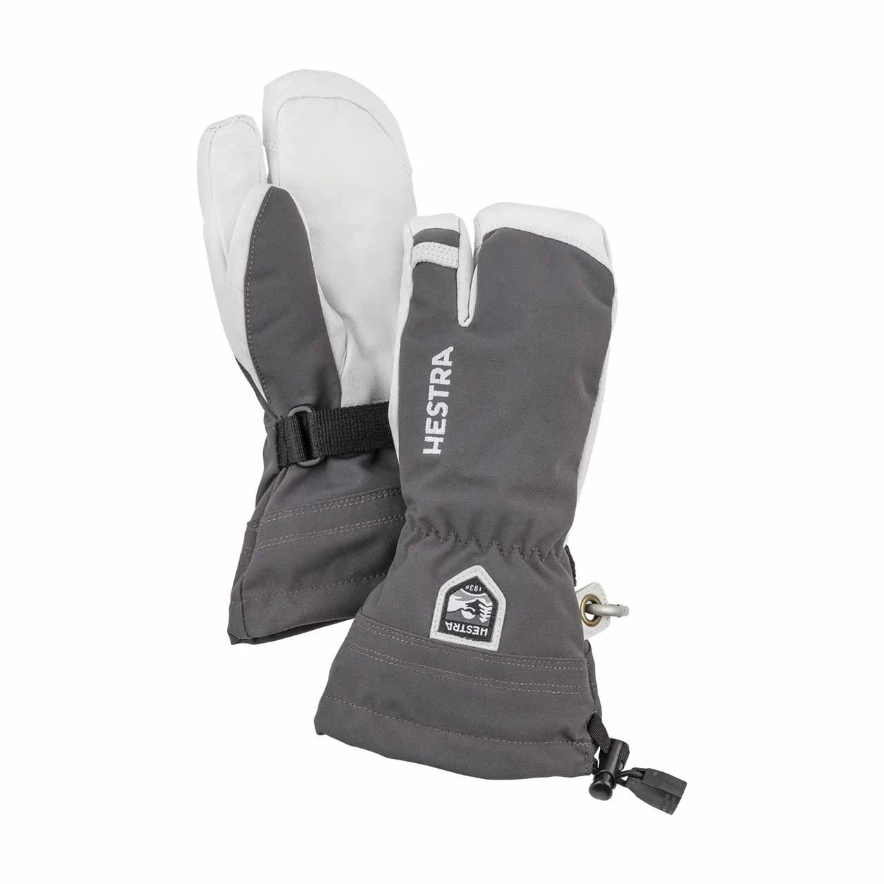 Hestra Army Leather Heli Ski Jr 3 Finger Glove 3 Hestra Army Leather Heli Ski Jr 3 Finger Glove